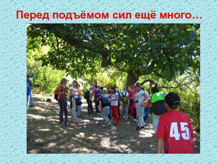 Перед подъёмом сил ещё много… 