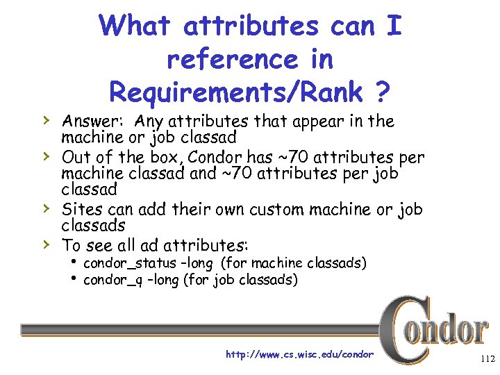 What attributes can I reference in Requirements/Rank ? › Answer: Any attributes that appear