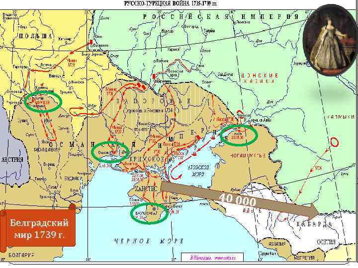 40 000 Белградский мир 1739 г. 