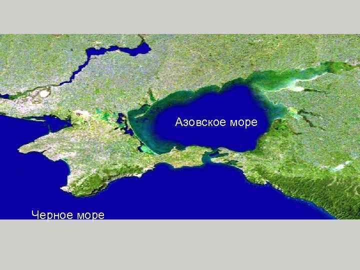 Азовское море Черное море 