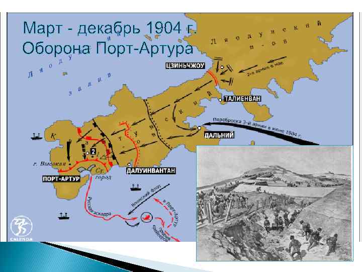 Карта порт артура 1904 1905 годов