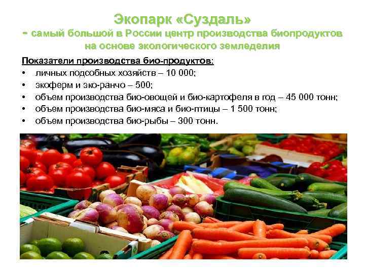 Экопарк «Суздаль» - самый большой в России центр производства биопродуктов на основе экологического земледелия