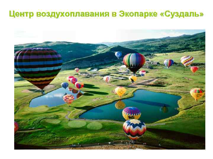 Центр воздухоплавания в Экопарке «Суздаль» 