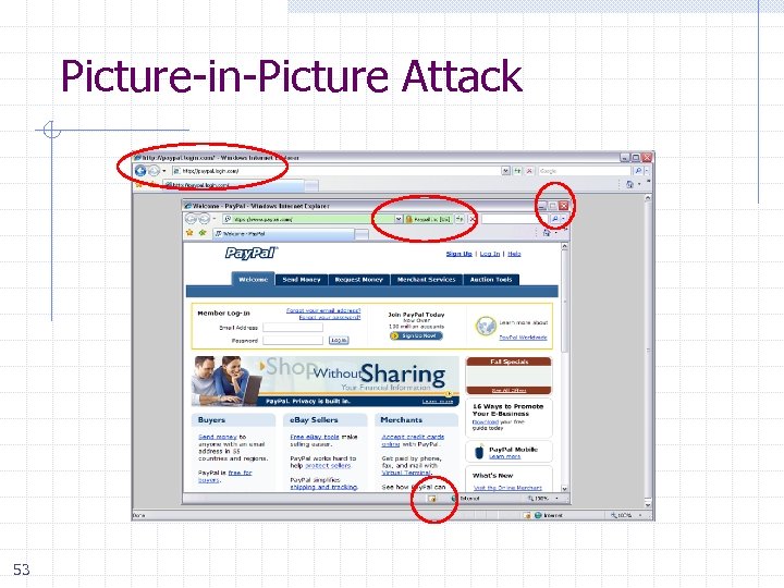 Picture-in-Picture Attack 53 