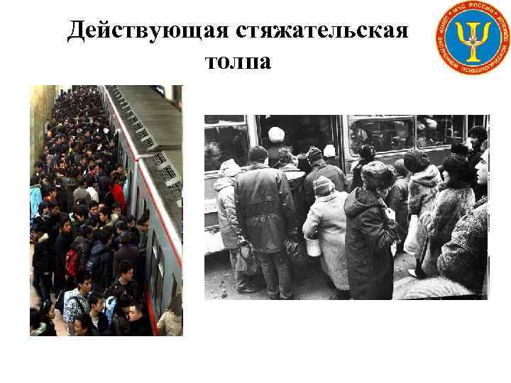 Действующая стяжательская толпа 