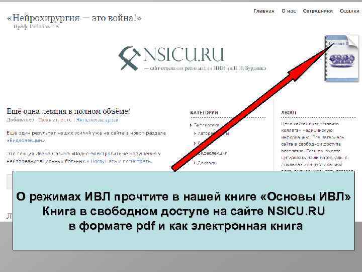 О режимах ИВЛ прочтите в нашей книге «Основы ИВЛ» Книга в свободном доступе на