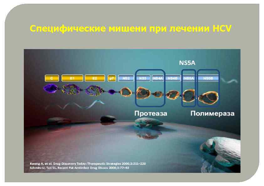 Специфические мишени при лечении HCV 