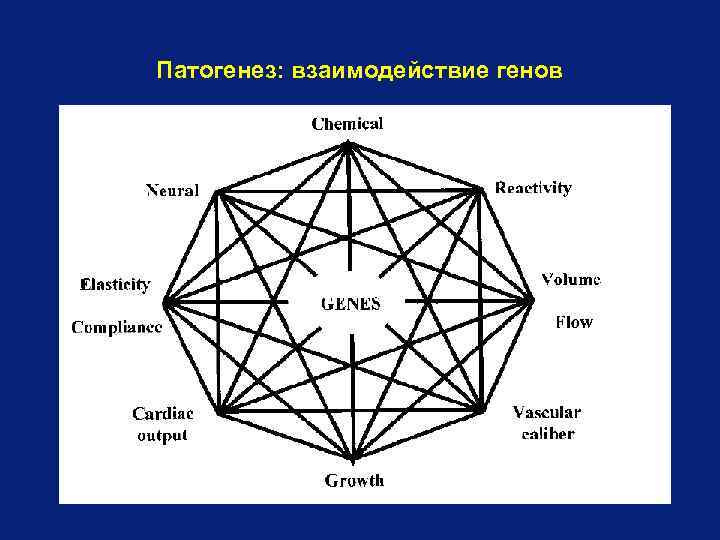 Патогенез: взаимодействие генов 