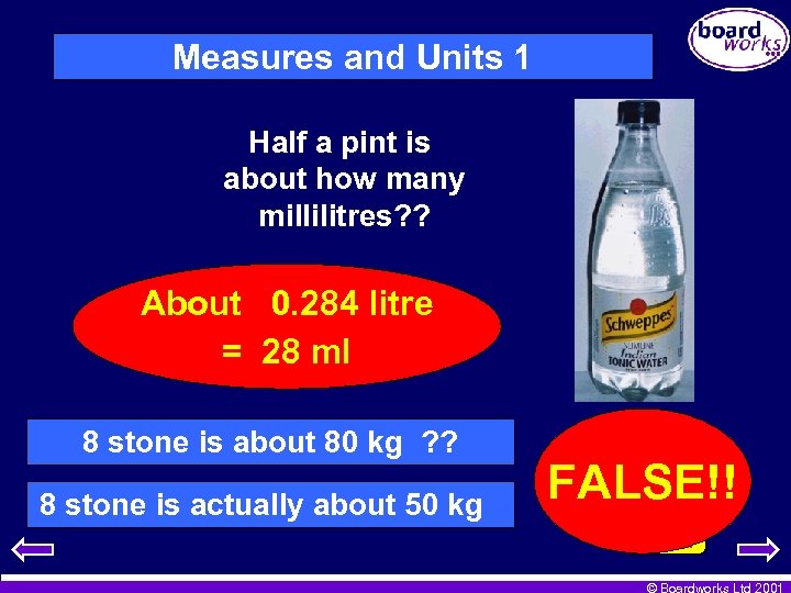 Measures and Units 1 Half a pint is about how many millilitres? ? About