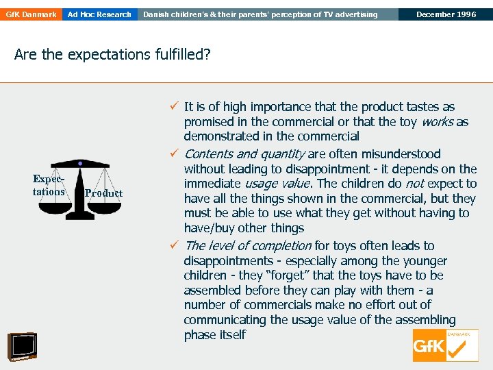 Gf. K Danmark Ad Hoc Research Danish children’s & their parents’ perception of TV