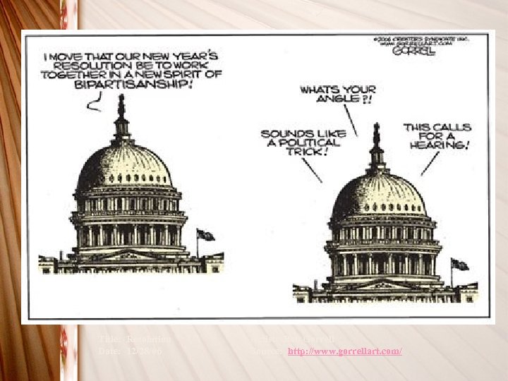 Title: Resolution Date: 12/28/06 Artist: Bob Gorrell Source: http: //www. gorrellart. com/ 
