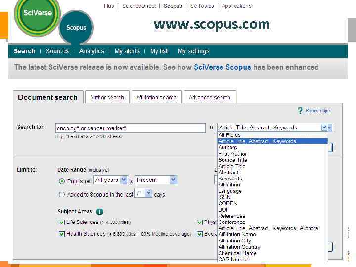 www. scopus. com 25 