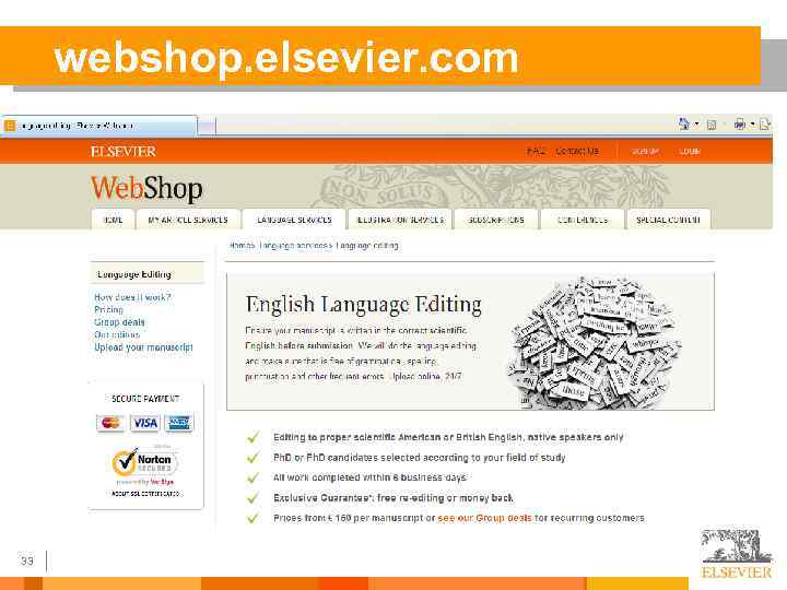 webshop. elsevier. com 33 