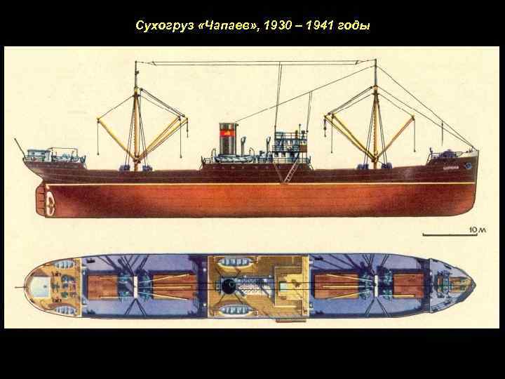 Сухогруз «Чапаев» , 1930 – 1941 годы 