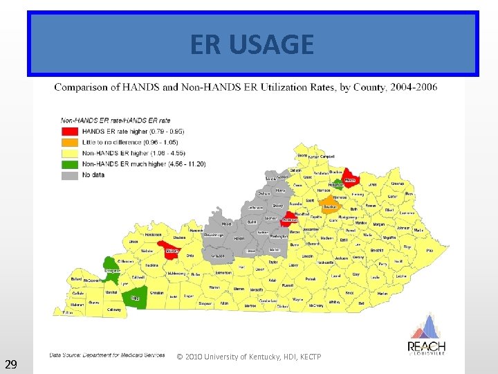 ER USAGE Saving for ER graphs 29 © 2010 University of Kentucky, HDI, KECTP