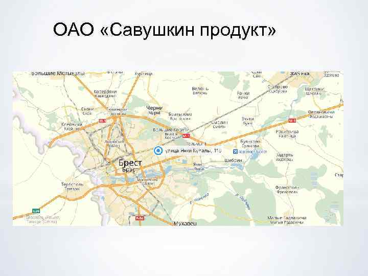 ОАО «Савушкин продукт» 