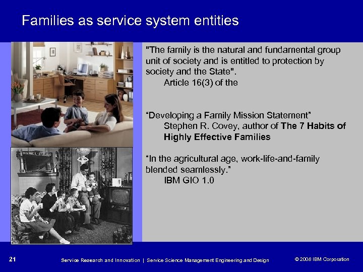 Families as service system entities 