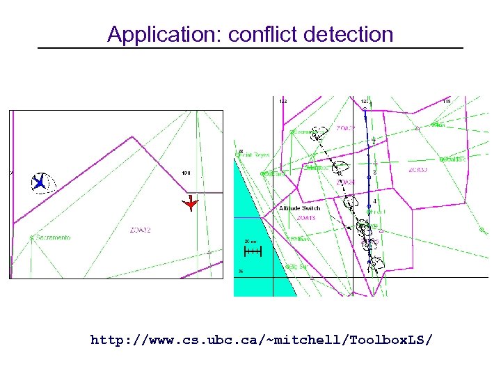 Application: conflict detection http: //www. cs. ubc. ca/~mitchell/Toolbox. LS/ 