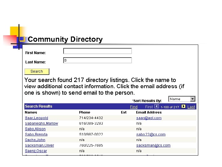 q Community Directory 