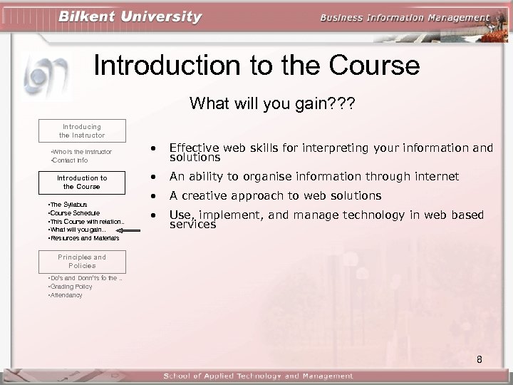 Introduction to the Course What will you gain? ? ? Introducing the Instructor •