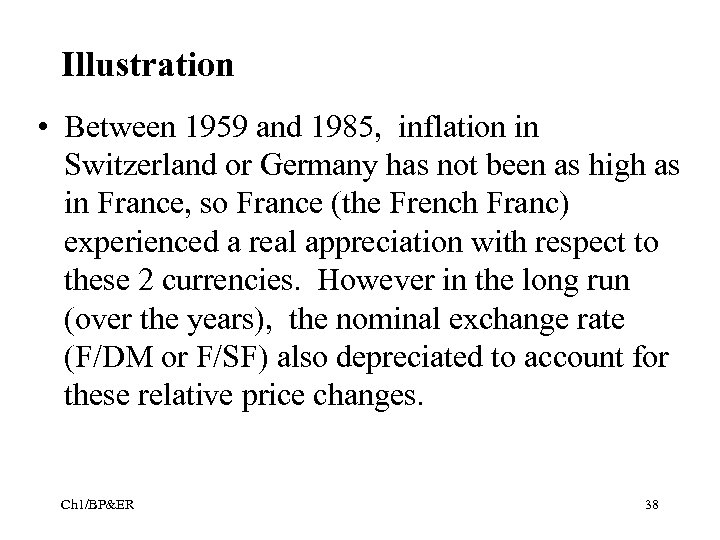 Illustration • Between 1959 and 1985, inflation in Switzerland or Germany has not been