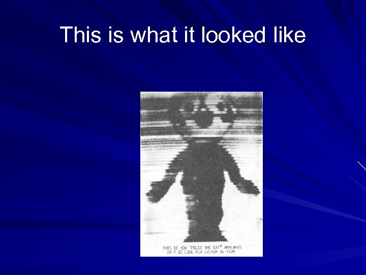 This is what it looked like 