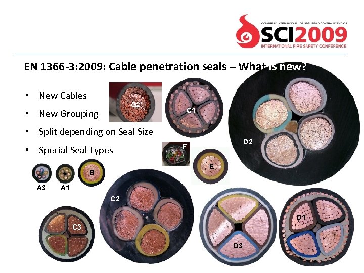 EN 1366 -3: 2009: Cable penetration seals – What is new? • New Cables