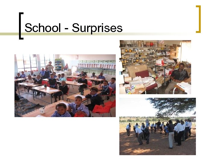School - Surprises 