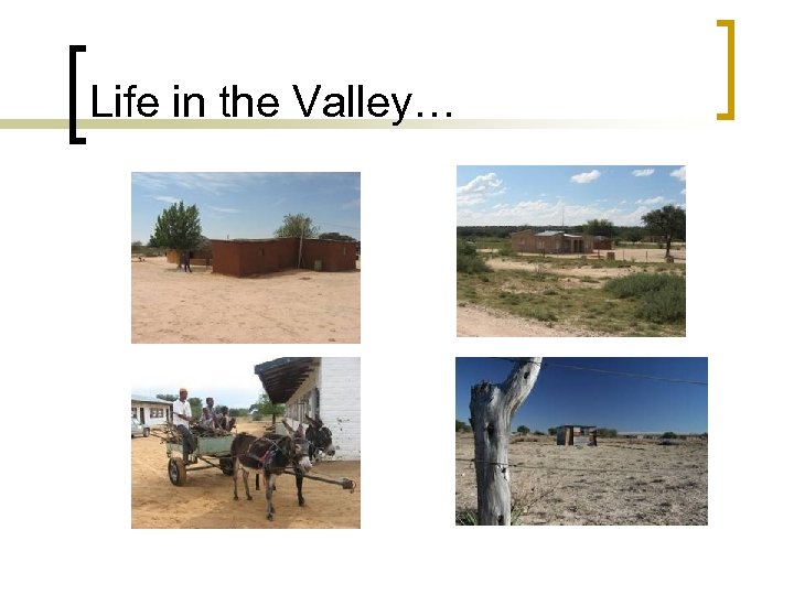 Life in the Valley… 