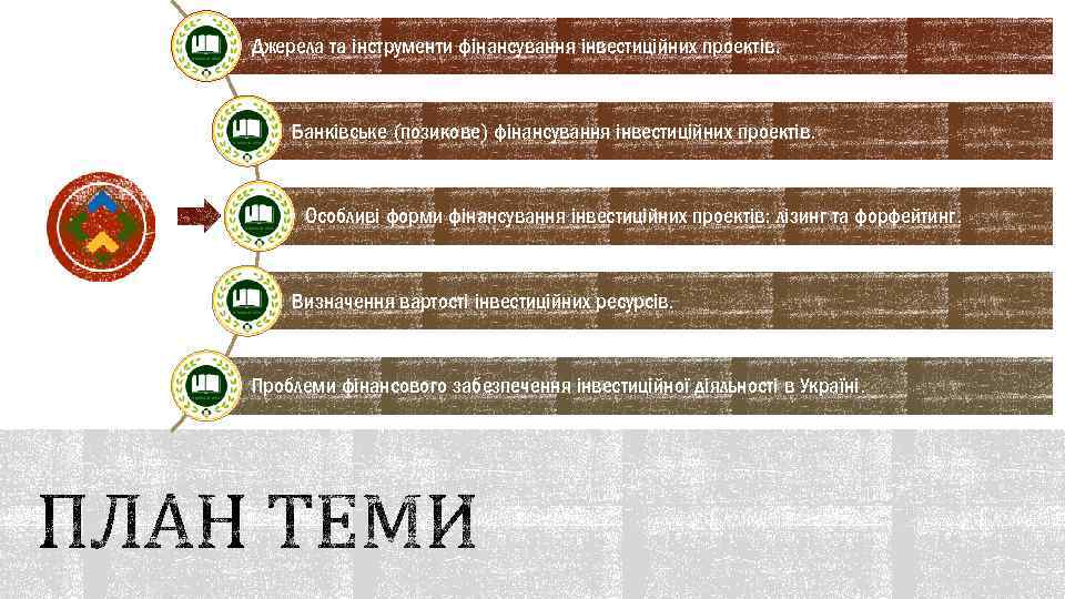 Джерела та інструменти фінансування інвестиційних проектів. Банківське (позикове) фінансування інвестиційних проектів. Особливі форми фінансування