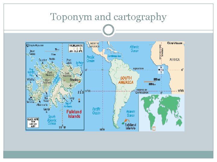 Toponym and cartography 