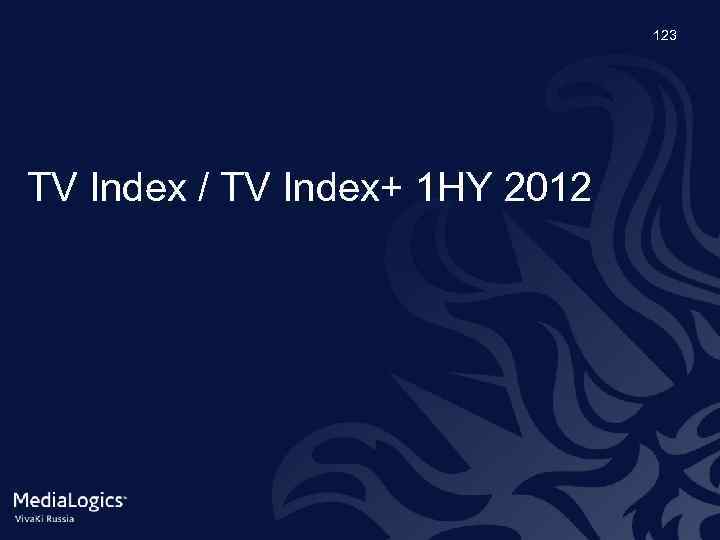 123 TV Index / TV Index+ 1 HY 2012 