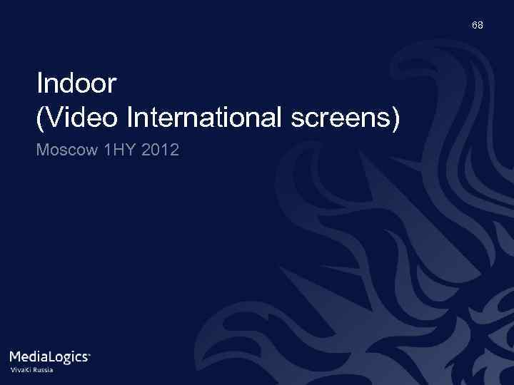 68 Indoor (Video International screens) Moscow 1 HY 2012 