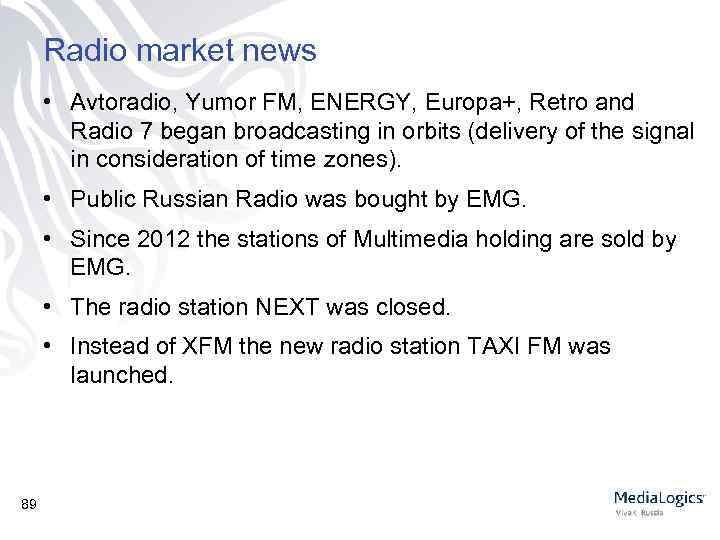Radio market news • Avtoradio, Yumor FM, ENERGY, Europa+, Retro and Radio 7 began