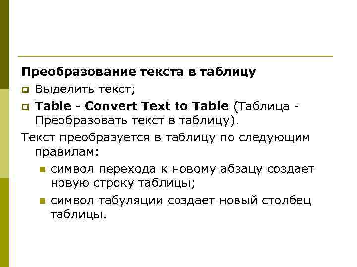 Виды преобразования текстов аннотация конспект график диаграмма схема