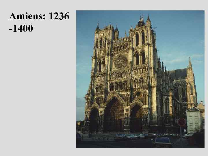 Amiens: 1236 -1400 