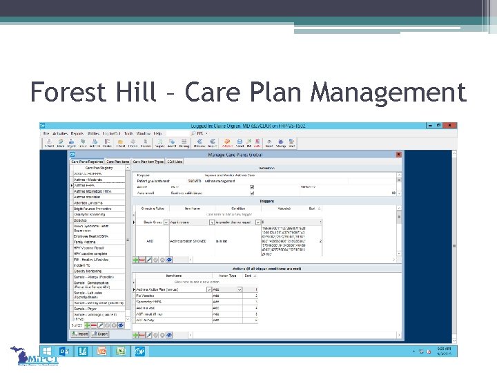 Forest Hill – Care Plan Management 