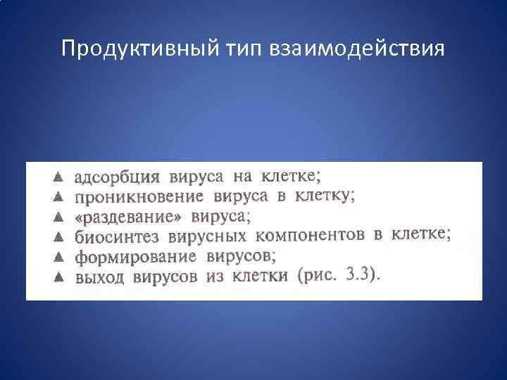 Продуктивный тип взаимодействия 