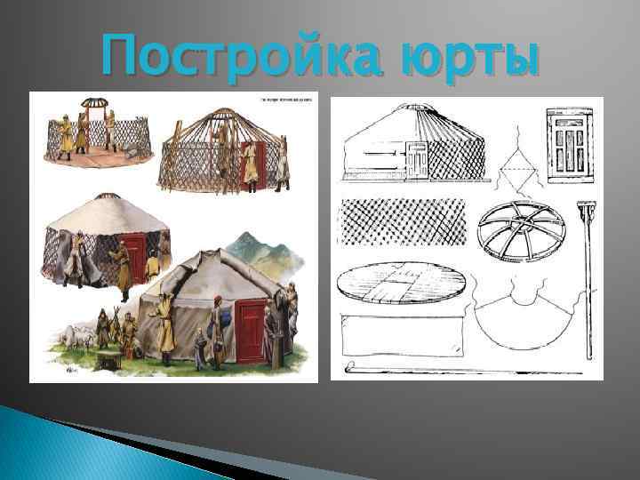 Постройка юрты 