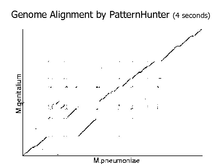 Genome Alignment by Pattern. Hunter (4 seconds) 