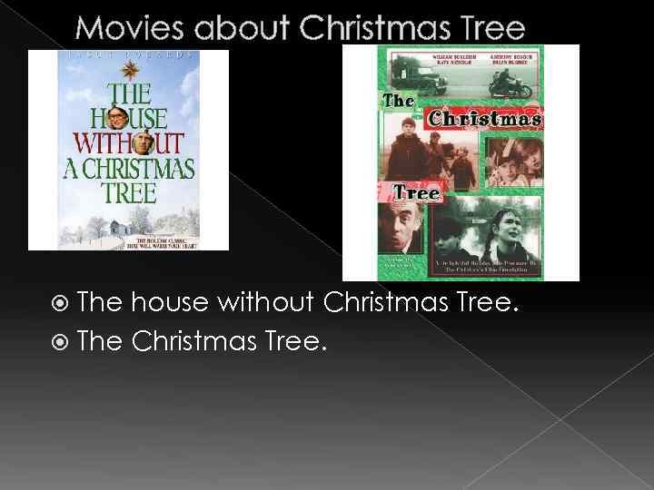 Movies about Christmas Tree The house without Christmas Tree. The Christmas Tree. 