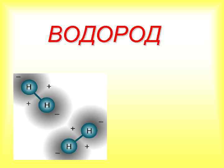 Презентация про водород