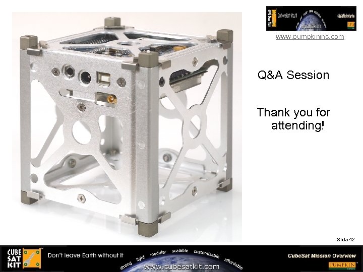 www. pumpkininc. com Q&A Session Thank you for attending! Slide 42 