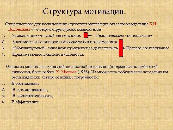 Значение деятельности примеры. Структура мотивации. Мотивация структура мотивации. Структура мотивации в психологии. Структура мотивации учебной деятельности.