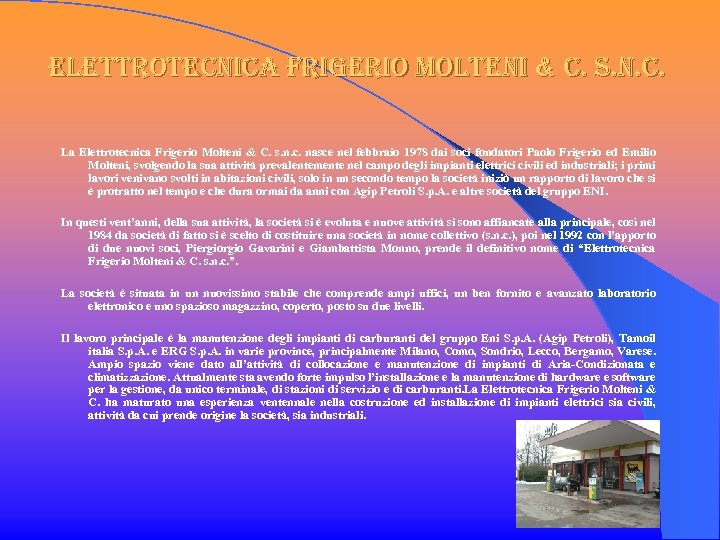 elettrotecnica frigerio molteni & c. s. n. c. La Elettrotecnica Frigerio Molteni & C.