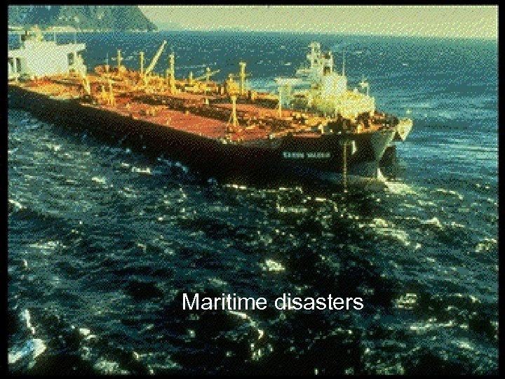 Maritime disasters 