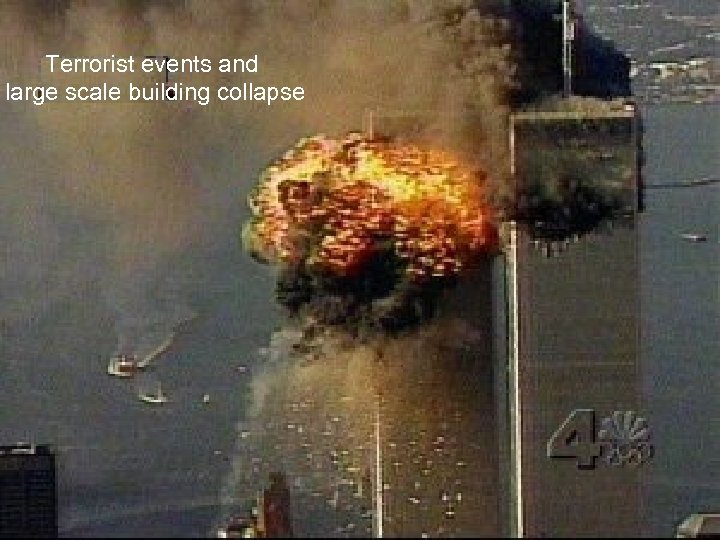 Terrorist events and large scale building collapse 