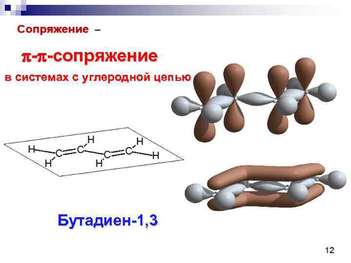 Бутадиен 1.3. Бутадиен 1, 3 система сопряжения. Бутадиен сопряжение. Сопряжение в химии. Виды сопряжения в молекуле.