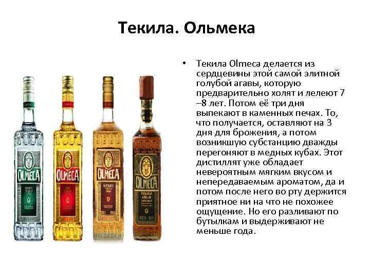 Текила. Ольмека • Текила Olmeca делается из сердцевины этой самой элитной голубой агавы, которую