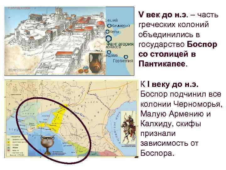 V век до н. э. – часть н. э греческих колоний объединились в государство